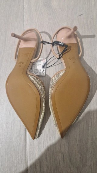 Zapatos de tacón Zara boda talla 41 sin usar