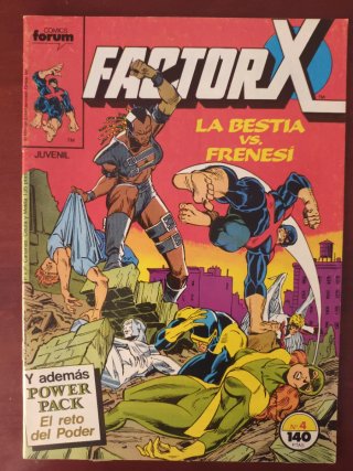Lote 4 Cómics Factor X Nº 1, 2, 4, 14 Marvel/Forum