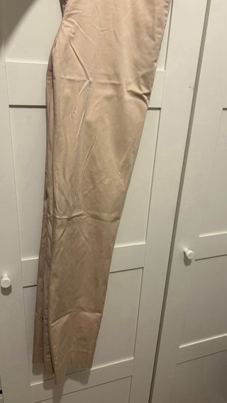 Pantalón de traje Massimo Dutti beige
