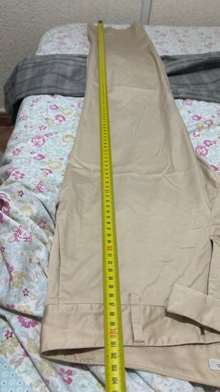 Pantalón de traje Massimo Dutti beige