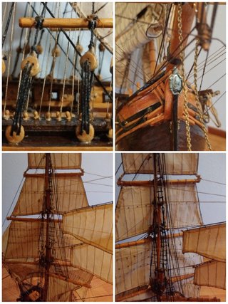Maqueta Barco de Madera