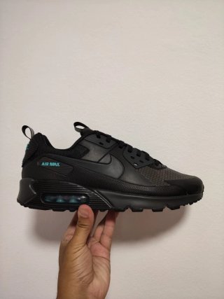 T44,5 Nike Air Max 90 Drift Negras Azul