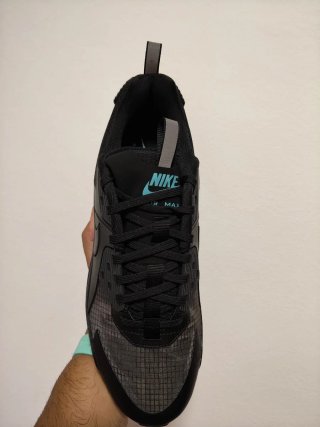 T44,5 Nike Air Max 90 Drift Negras Azul