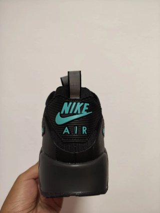 T44,5 Nike Air Max 90 Drift Negras Azul