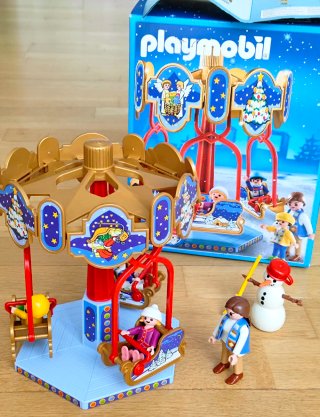 Playmobil Carrusel Navideño 4888 Completo