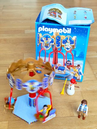 Playmobil Carrusel Navideño 4888 Completo