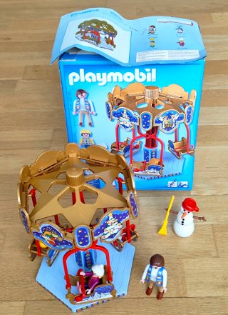 Playmobil Carrusel Navideño 4888 Completo