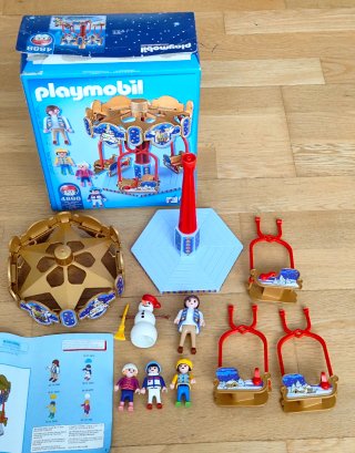 Playmobil Carrusel Navideño 4888 Completo