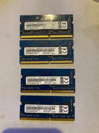 4x RAMAXEL 4GB DDR4 PC4-2666V-SC0-11