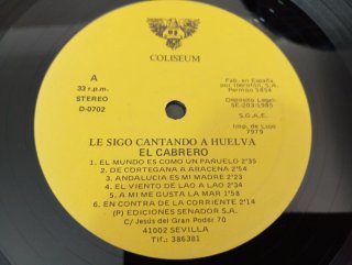 El Cabrero - Le sigo cantando a Huelva , 1979