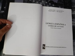 Lengua española curso de acceso