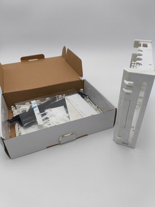 Nintendo Wii Transparente Custom + Carcasa Origina