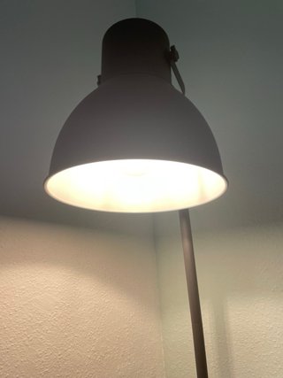 Lámpara de pie IKEA Hektar Negra Incluye bombilla