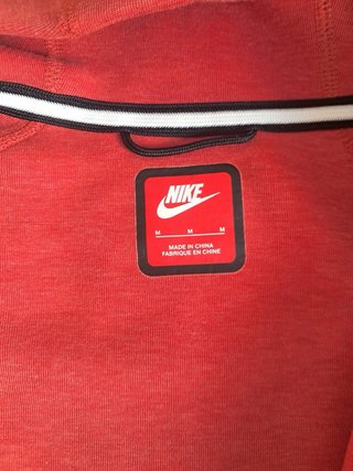 Sudadera Nike Tech Fleece Roja Talla M