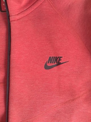 Sudadera Nike Tech Fleece Roja Talla M