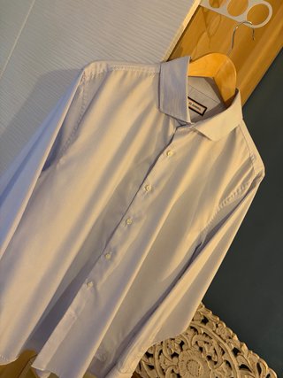 Camisa El Ganso XL Rayas Azules y Blancas