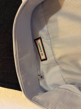 Camisa El Ganso XL Rayas Azules y Blancas