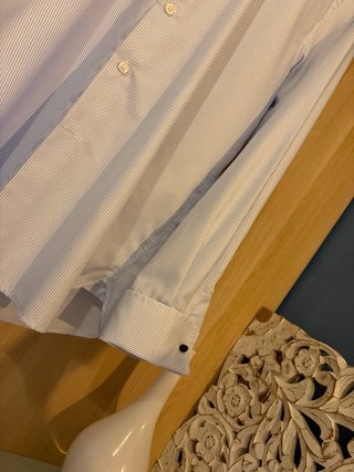 Camisa El Ganso XL Rayas Azules y Blancas