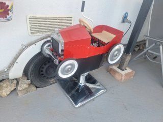 Seggiolini da parrucchiere per bambini vintage - 2 unità