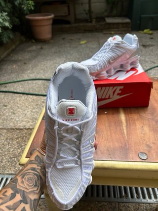 Nike Shox Scarpe Bianche taglia 44