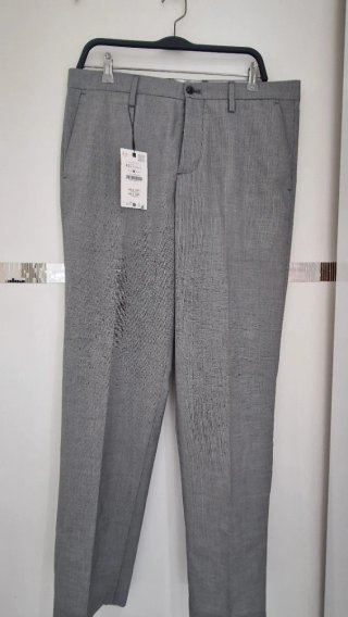 Traje Zara Gris Talla M