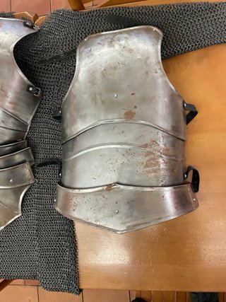2 Cotas de malla con partes de armadura