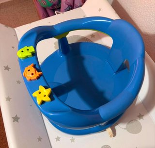 Asiento ducha/bañera bebé con juguetes