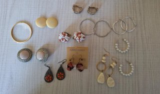 Lote bisutería vintage variado,collares, pulseras.