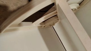 Zapatero blanco de plástico