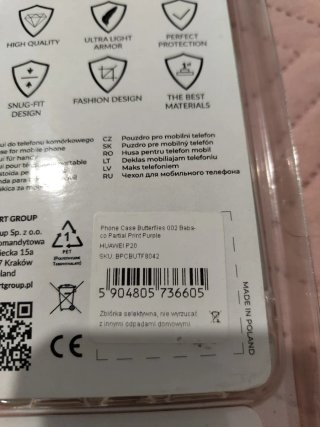 Funda Babaco Mariposas Moradas