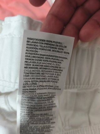 Bermuda blancade  H&M Talla M