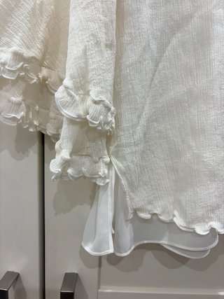 Blusa Massimo Dutti color crema talla L