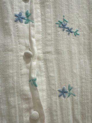 Blusa POLIN ET MOI floral blanca
