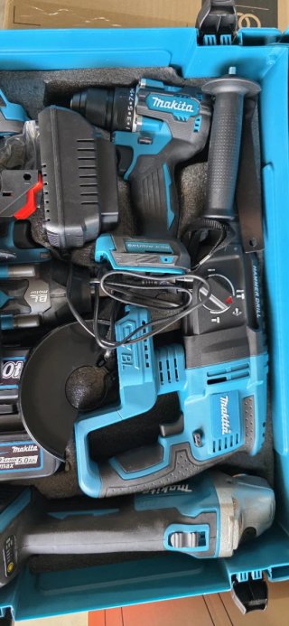Herramientas Makita: Taladro, Amoladora, Rotomarti