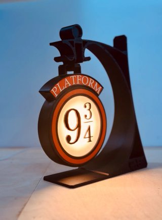 Lámpara Harry Potter 9 3/4 3D