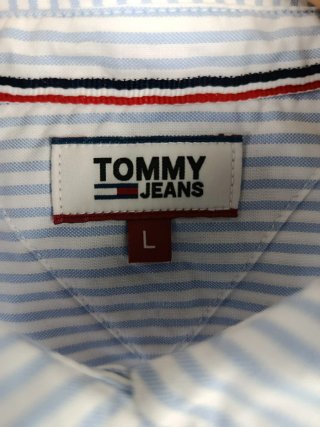Camisa Tommy Hilfiger Rayas Mujer Talla L