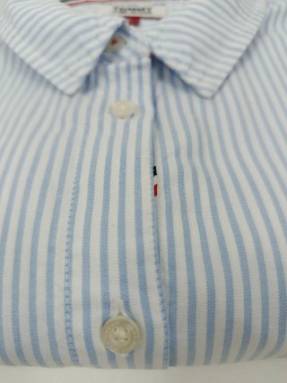 Camisa Tommy Hilfiger Rayas Mujer Talla L