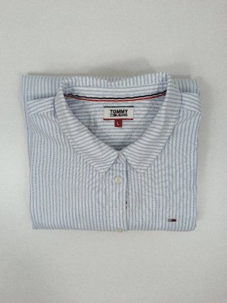 Camisa Tommy Hilfiger Rayas Mujer Talla L
