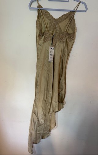 Vestido lencero Zara talla única