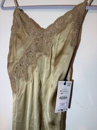 Vestido lencero Zara talla única