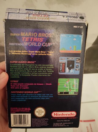 3 en 1  NES Super Mario Bros Tetris World