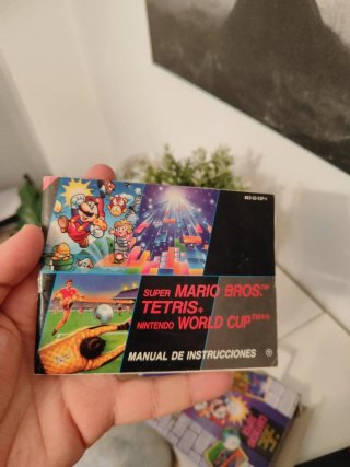 3 en 1  NES Super Mario Bros Tetris World