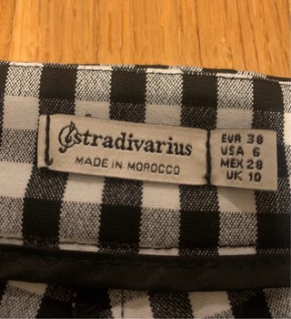 Pantalón cuadros vichy Stradivarius Talla 38