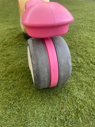 Moto correpasillos rosa pequeña
