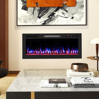 Chimenea eléctrica con 12 colores para la llama y