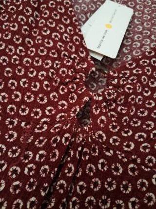Vestido estampado corto