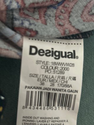 Vestido Desigual Multicolor