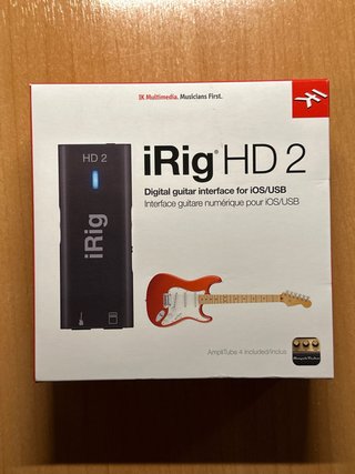 iRig HD 2 Interfaz Audio Guitarra