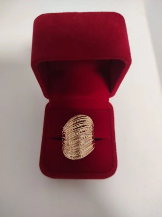 Anello vintage dorato