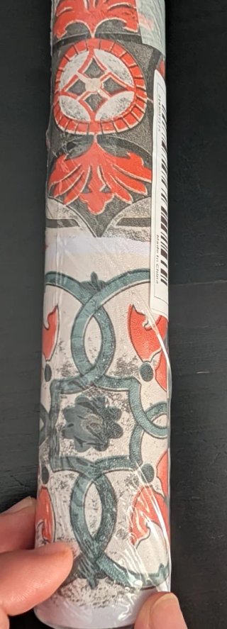 Rollo papel pintado autoadhesivo azulejo hidráulic